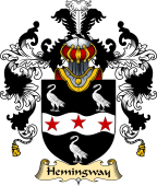 English Family Coat of Arms (v.25) Hemingway