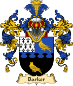 Irish Family Coat of Arms (v.25a) Barker (Tipperary)
