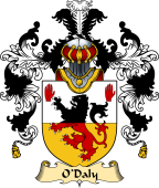 Irish Family Coat of Arms (v.25a) O'Daly or Dawley