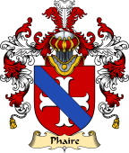 Irish Family Coat of Arms (v.25a) Phaire or Fair