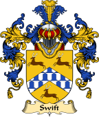 Irish Family Coat of Arms (v.25a) Swift