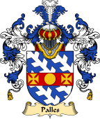 Irish Family Coat of Arms (v.25a) Palles or Pallas