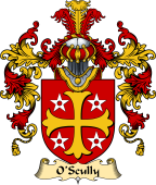Irish Family Coat of Arms (v.25a) O'Scully