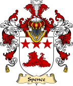 Irish Family Coat of Arms (v.25a) Spence