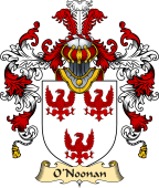 Irish Family Coat of Arms (v.25a) O'Noonan