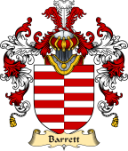 Irish Family Coat of Arms (v.25a) Barrett