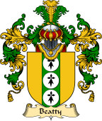 Irish Family Coat of Arms (v.25a) Beatty or Betagh