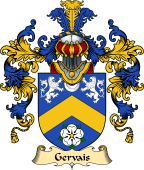Irish Family Coat of Arms (v.25a) Gervais or Jervois