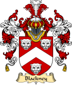 Irish Family Coat of Arms (v.25a) Blackney