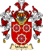 Irish Family Coat of Arms (v.25a) Wheeler