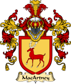 Irish Family Coat of Arms (v.25a) MacArtney