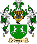 Irish Family Coat of Arms (v.25a) O'Donoghue