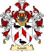 Irish Family Coat of Arms (v.25a) Levett or Lyvet