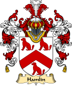 Irish Family Coat of Arms (v.25a) Hamlin