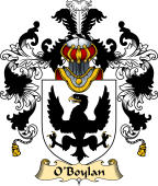 Irish Family Coat of Arms (v.25a) O'Boylan