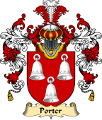 Irish Family Coat of Arms (v.25a) Porter
