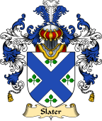 Irish Family Coat of Arms (v.25a) Slator or Slater