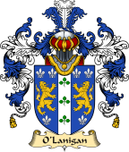 Irish Family Coat of Arms (v.25a) O'Lanigan or Lenigan