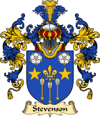 Irish Family Coat of Arms (v.25a) Stevenson