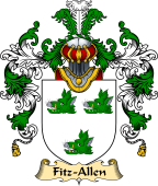 Irish Family Coat of Arms (v.25a) Fitz-Allen