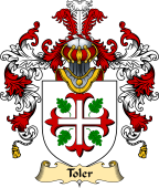 Irish Family Coat of Arms (v.25a) Toler or Toller