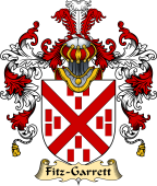 Irish Family Coat of Arms (v.25a) Fitz-Garrett
