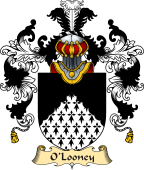 Irish Family Coat of Arms (v.25a) O'Looney or Lunny