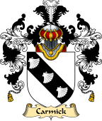 Irish Family Coat of Arms (v.25a) Carmick