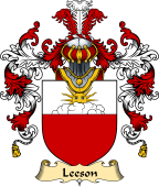 Irish Family Coat of Arms (v.25a) Leeson