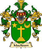 Irish Family Coat of Arms (v.25a) MacAdam