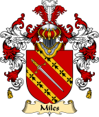 Irish Family Coat of Arms (v.25a) Miles or Moyles