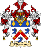 Irish Family Coat of Arms (v.25a) O'Dermond
