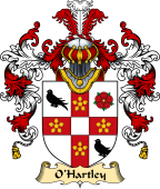 Irish Family Coat of Arms (v.25a) O'Hartley or Hartily