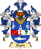 Irish Family Coat of Arms (v.25a) O'Cahan (Kane or Keane)