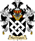 Irish Family Coat of Arms (v.25a) Harrington or O'Haroughten