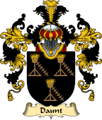 Irish Family Coat of Arms (v.25a) Daunt