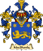 Irish Family Coat of Arms (v.25a) MacShanly