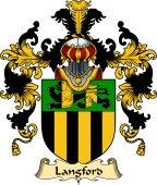 Irish Family Coat of Arms (v.25a) Langford