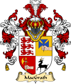 Irish Family Coat of Arms (v.25a) MacGrath or MacGraw