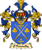 Irish Family Coat of Arms (v.25a) O'Fennelly