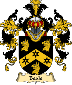 English Family Coat of Arms (v.25) Beale