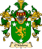 Irish Family Coat of Arms (v.25a) O'Malone