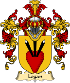 Irish Family Coat of Arms (v.25a) Logan