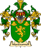 Irish Family Coat of Arms (v.25a) MacGrannell or Graney
