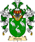 Irish Family Coat of Arms (v.25a) Aherne