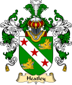 Irish Family Coat of Arms (v.25a) Heatley