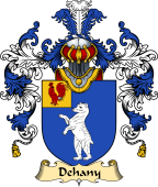 Irish Family Coat of Arms (v.25a) Dehany or Doheny