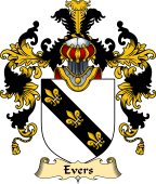 Irish Family Coat of Arms (v.25a) Evers