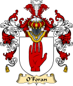 Irish Family Coat of Arms (v.25a) O'Foran