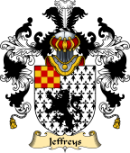 Irish Family Coat of Arms (v.25a) Jeffreys